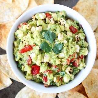 Roasted Corn & Red Pepper Guacamole
