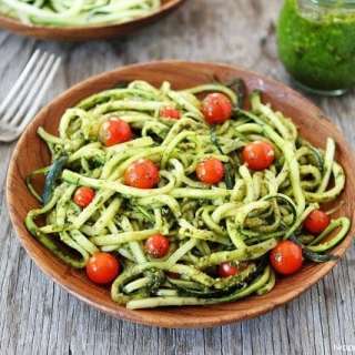 Zucchini Noodles with Pesto
