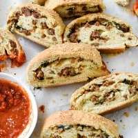 Cheesy Sausage Pizza Bread