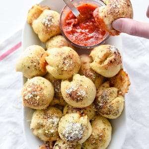 Garlic Butter Pepperoni Pizza Rolls