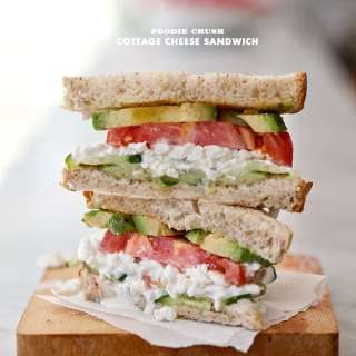 A Simple Cottage Cheese Sandwich