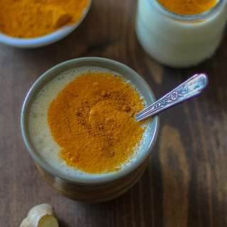 Orange Ginger Turmeric Lassi