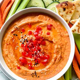 Roasted Red Pepper Hummus