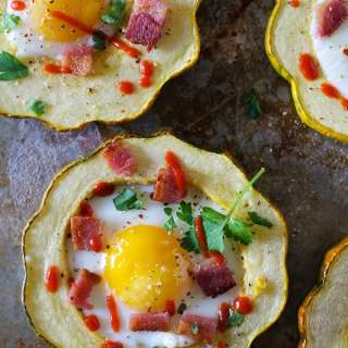 Acorn Squash Egg-in-the-Hole