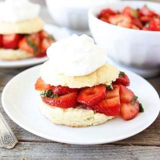 Balsamic Strawberry Ricotta Shortcakes