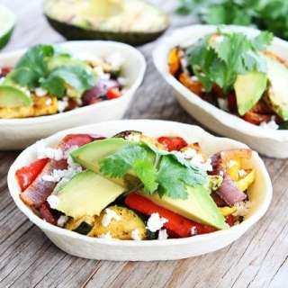 Grilled Avocado and Vegetable Tacos
