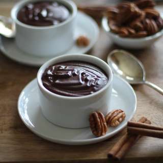 Dark Chocolate Beet Pots de Creme