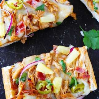 BBQ Chicken French Bread Pizza