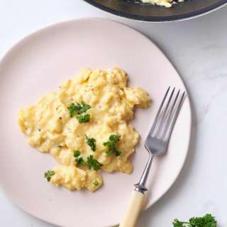 Cheesy Scrambled Eggs