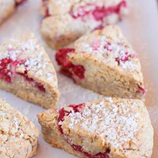 Vegan Raspberry Scones