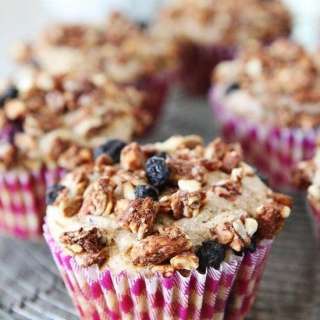 Mixed Berry Granola Muffins