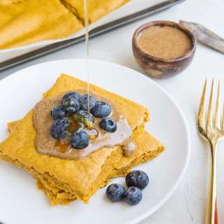 Sweet Potato Sheet Pan Protein Pancakes