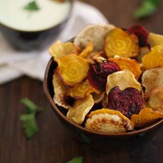Baked Root Chips