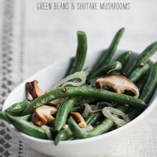 Green Beans with Shiitake Mushrooms