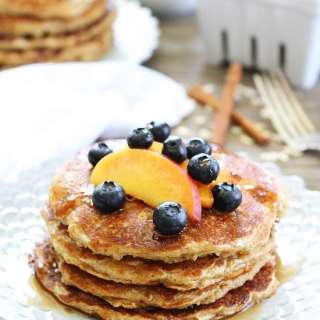 Cinnamon Oatmeal Pancakes