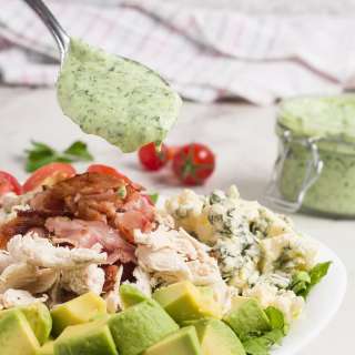 Cobb Salad with Green Goddess Dressing