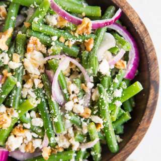 Green Bean Salad with Walnuts and Feta