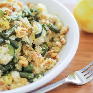 Roasted Summer Vegetable Quinoa Salad