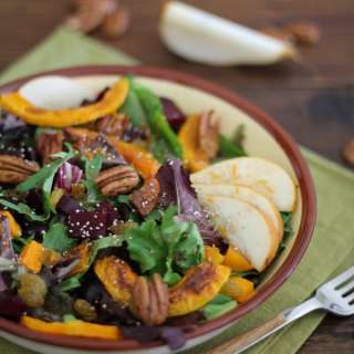 Fall Roasted Vegetables Salad