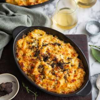 Truffle mac and cheese