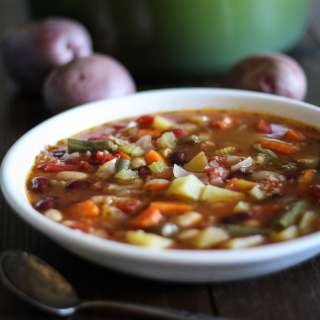 Minestrone Soup with Quinoa