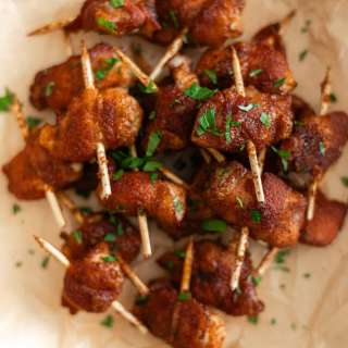 Bacon-Wrapped Chicken Bites