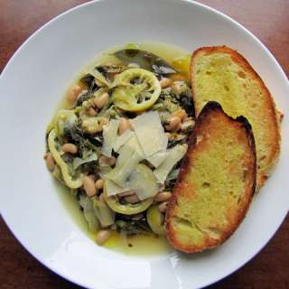 Braised Escarole and Beans