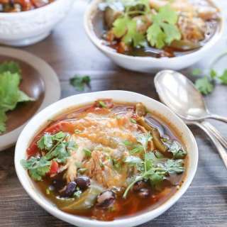 Crock Pot Shredded Chicken Fajita Chili