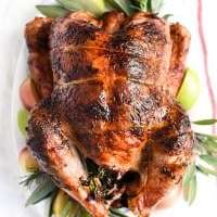 Rotisserie Herb Butter Turkey