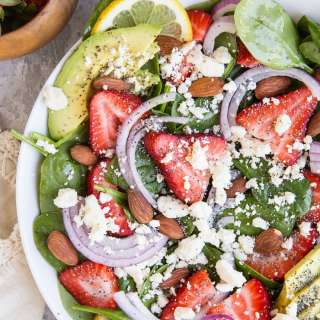 Strawberry Spinach Salad with Poppy Seed Dressing