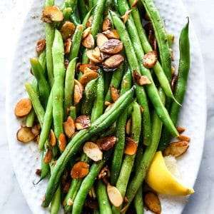 Green Beans with Browned Butter Almondine
