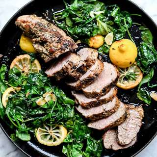 Garlic and Herb Rub Pork Tenderloin