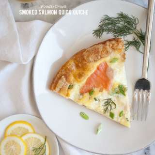 Smoked Salmon Quick Quiche