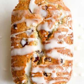 Lemon Poppyseed Bread with Cranberries