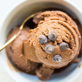 3-Ingredient Chocolate Banana Ice Cream (Vegan, Paleo)