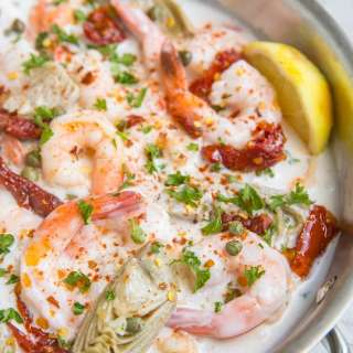 Creamy Tuscan Shrimp