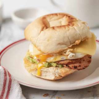 English Muffin Breakfast Sandwich