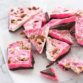 Spicy Chocolate Bark with Chipotle and Almonds