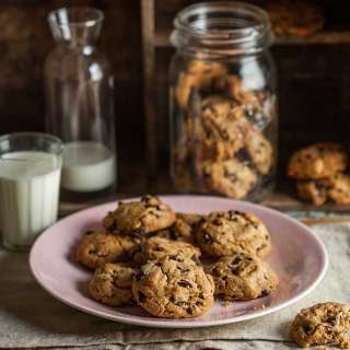 Espresso chocolate chip cookies