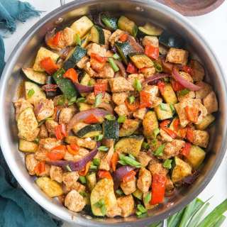 30-Minute Mexican Chicken and Zucchini Skillet