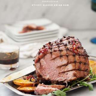 Sticky Glazed Asian Ham