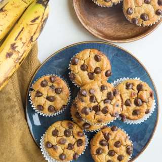 Chickpea Banana Muffins (Gluten-Free, Dairy-Free)
