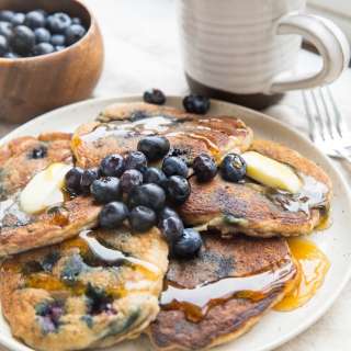 Paleo Blueberry Pancakes