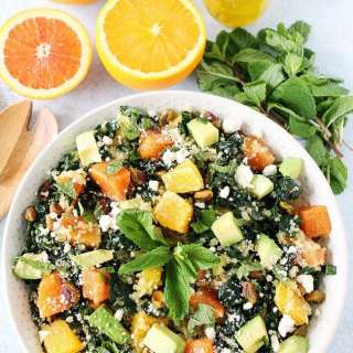 Orange, Avocado, and Kale Quinoa Salad