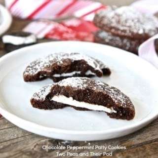Chocolate Peppermint Patty Cookies