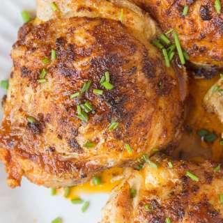 Air Fryer Crispy Chicken Thighs