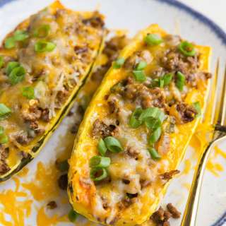 Taco Stuffed Delicata Squash