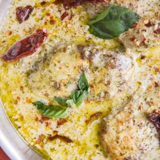 Creamy Pesto Chicken (Dairy-Free, Paleo)