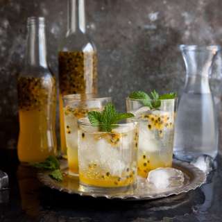 Passion fruit cordial