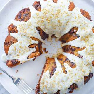 Vanilla and Chocolate Marbled Bundt Cake
